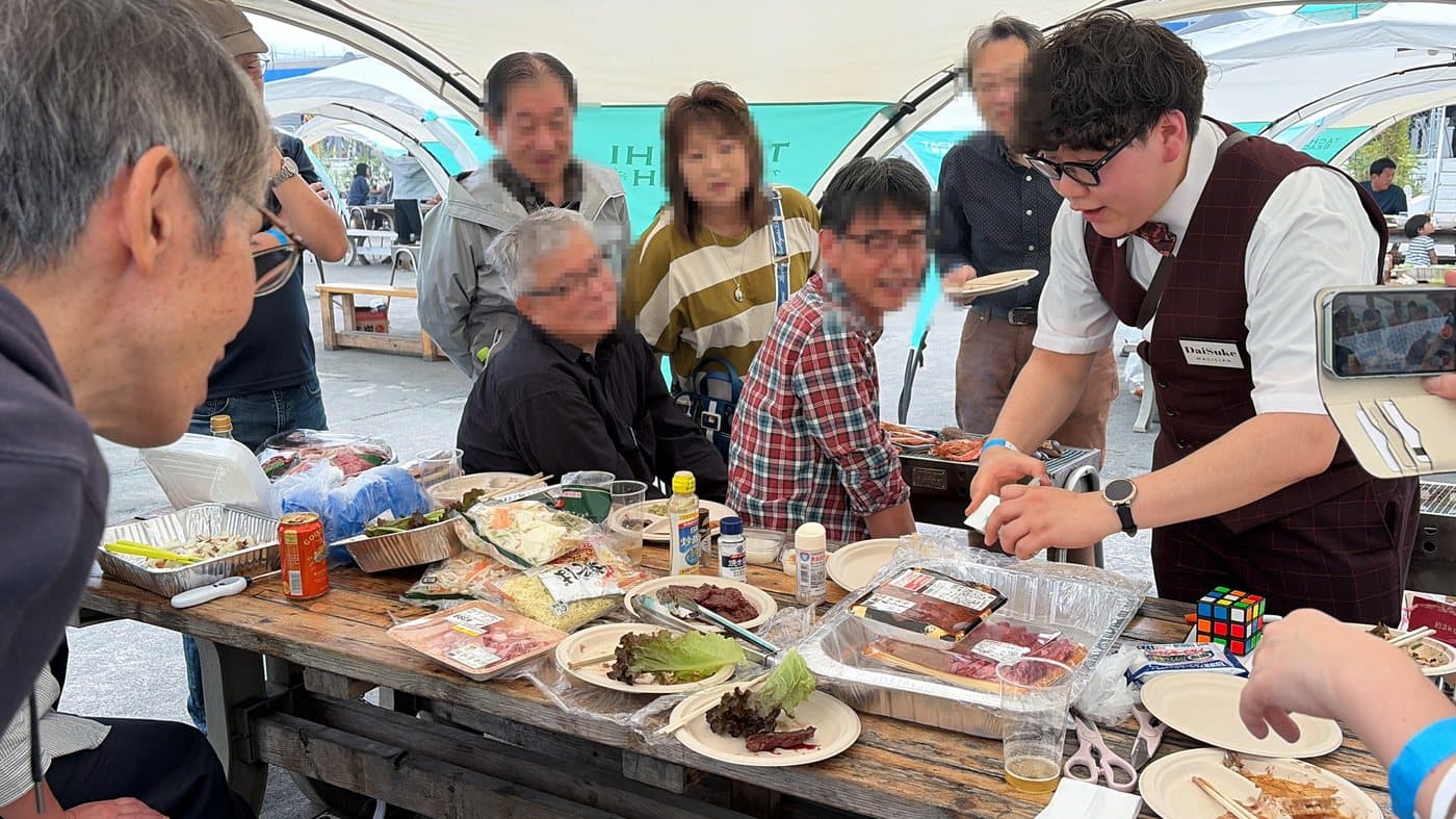 マジシャンDaiSukeの屋外イベント